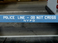 Police line do not cross NYPD
