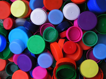 image gratuite de bouchons en plastique multicolores